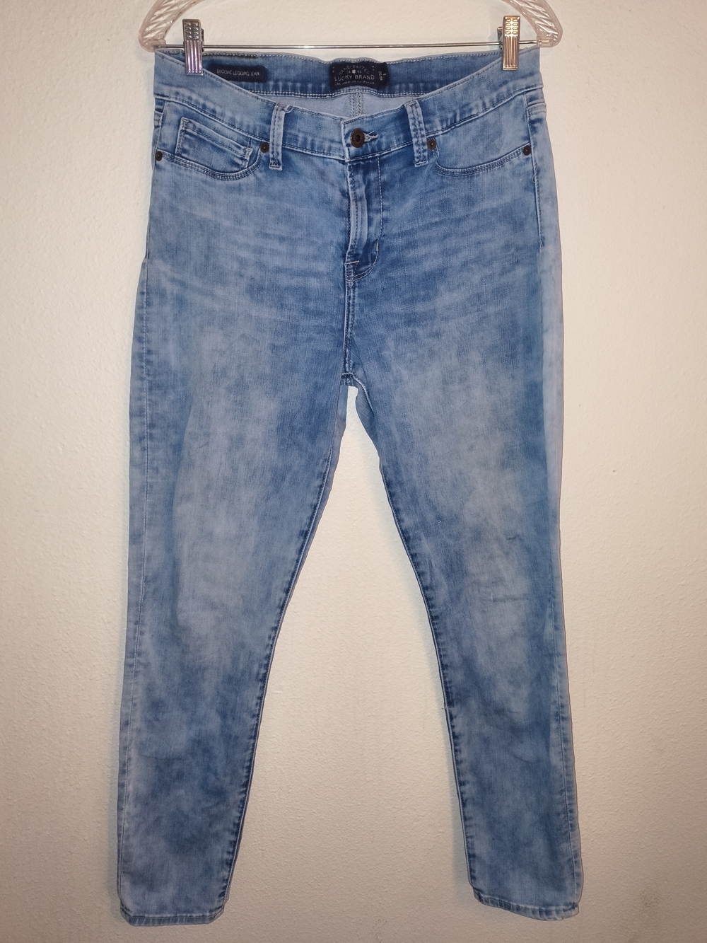 Lucky Brand Brooke Legging Jeans 14/32 Light Wash Stretch Skinny Denim Women